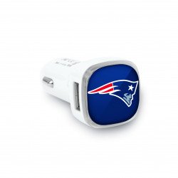 MIZCO Car Adapter (New England Patriots, Blue-White)